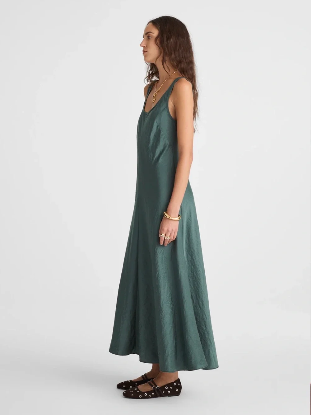 Madewell Scoopneck Tank Maxi Dress Size 6 - Picture 2 of 9
